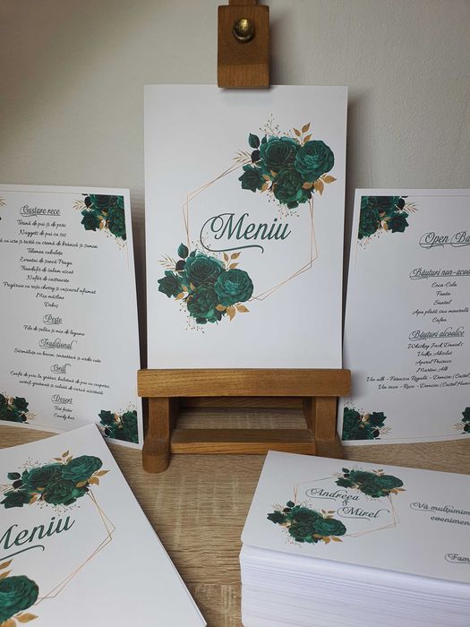 Invitatii/ Meniuri / plicuri / etichete  / carti vizita nunta botez