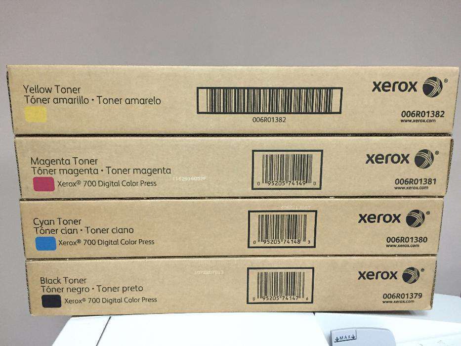 Set Toner CMYK+K - oferta - Xerox 700/700i/770/C75/J75/560/570/C60/C70