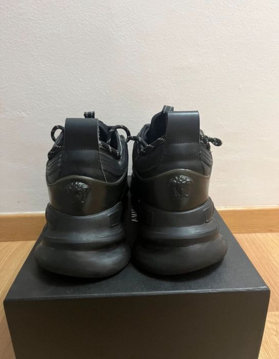 Versace chain reaction negru  piele