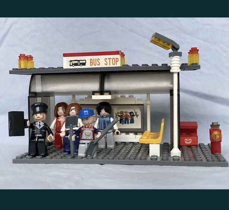 Lego set autobuze scolare
