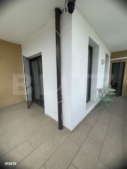 Apartament bloc nou, 72 mp, 2 dormitoare si living, parter, zona Nord