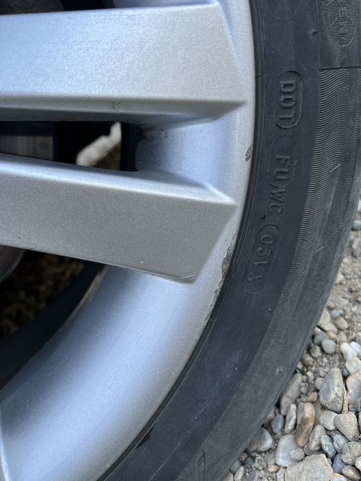 Vând jante+cauciucuri M/S 205/55/16 5x112