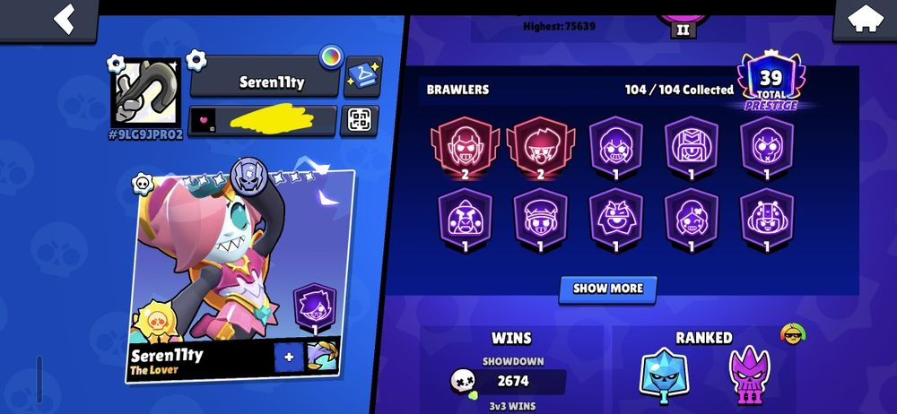 Аккаунт Brawl Stars