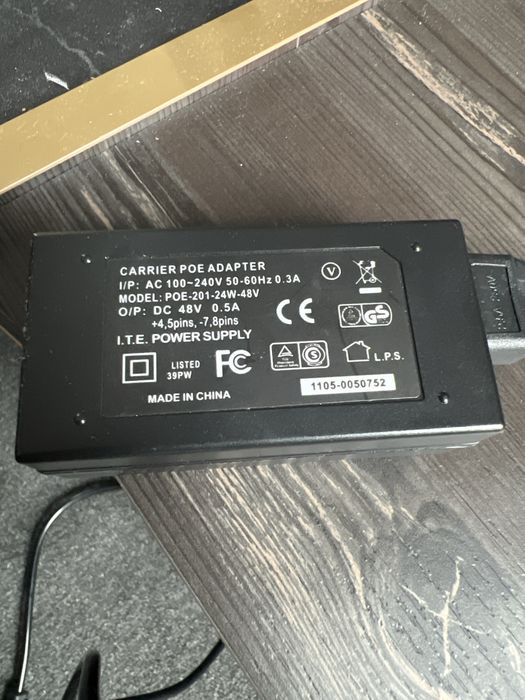 Poe injector dc 48v 0.5