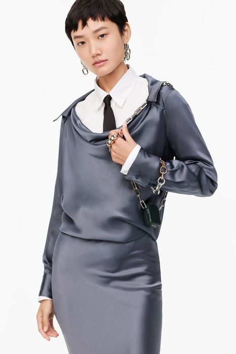 Rochie satinata Zara Studio