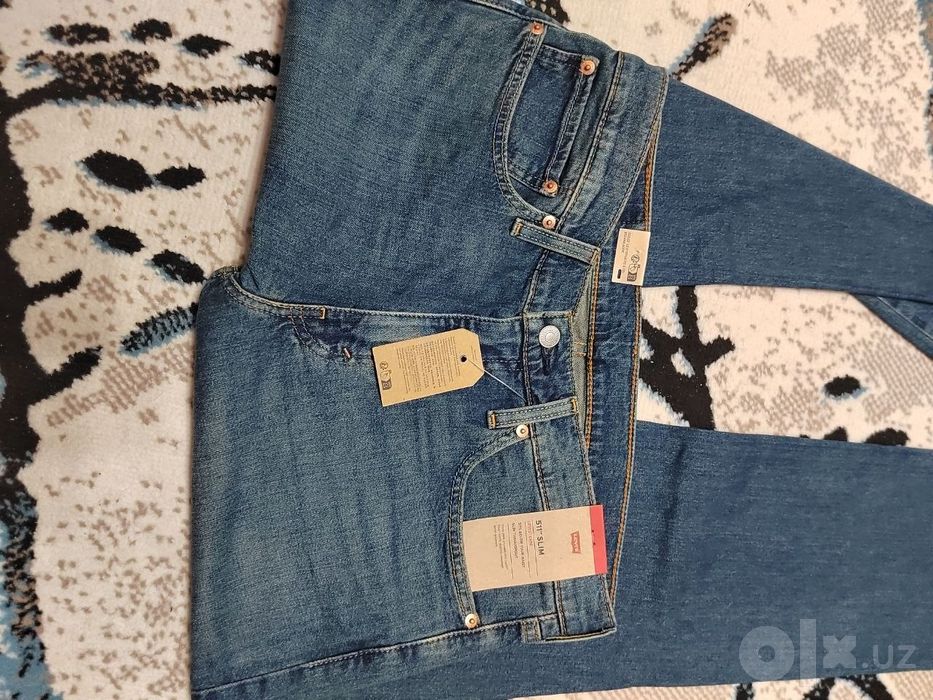 Джинсы Levi's 511 slim fit 34\32.