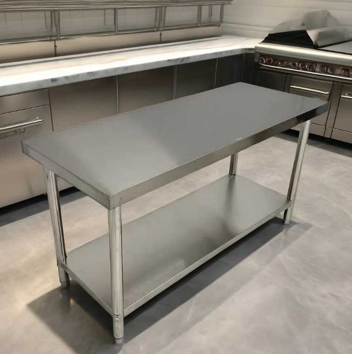 Mese inox cu polita diferite dimensiuni direct din stoc,