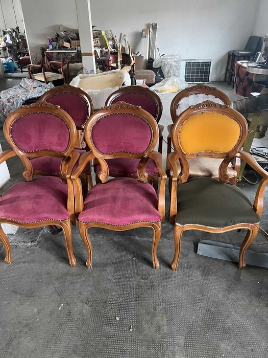 Set de 6 scaune Baroc,de restaurat!
