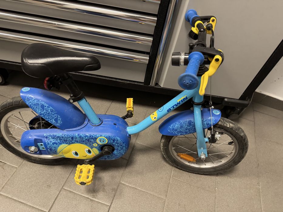Bicicletă 14 inch 3-5 ani 500 robot b’twin