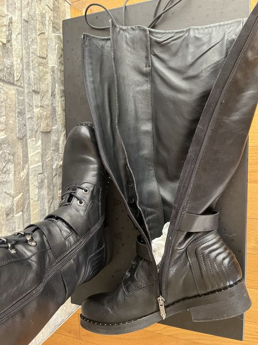 Кожени ботуши Marc Cain