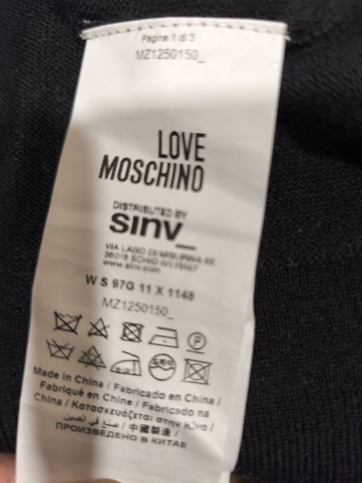 Оригинален пуловер Love Moschino