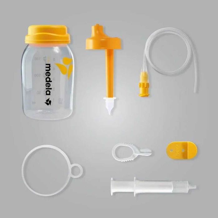 Medela Breast Feeding Set / Supplemental Nursing System – Допълнителна система за кърмене, 150 мл