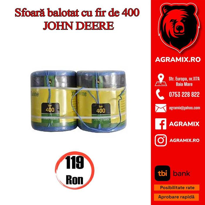 Sfoara pentru baloti folie baloti plasa Agramix