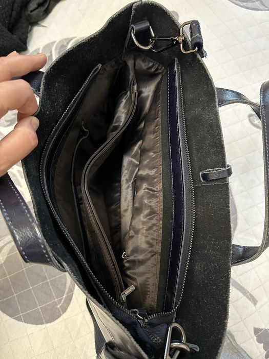 Сумка прессованная кожа, новая