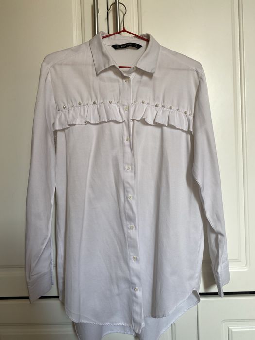 Белая рубашка ZARA