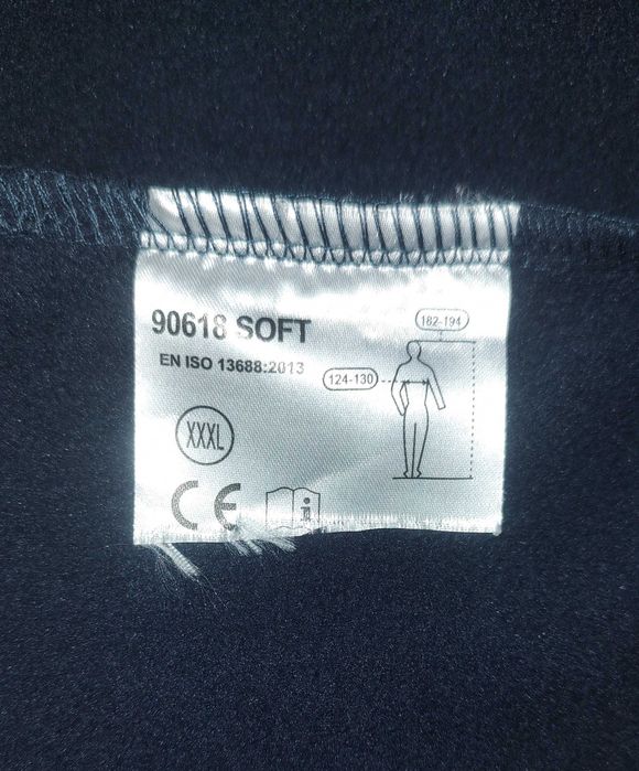 Bluză softshell cu epoleți, mărimea XXXL