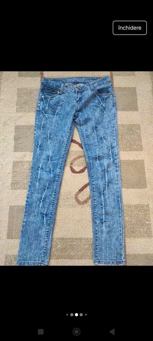 Blugi albastri marime 38