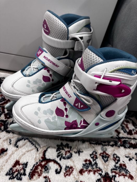 Продам раздвижные коньки для девочки, размер 31-36