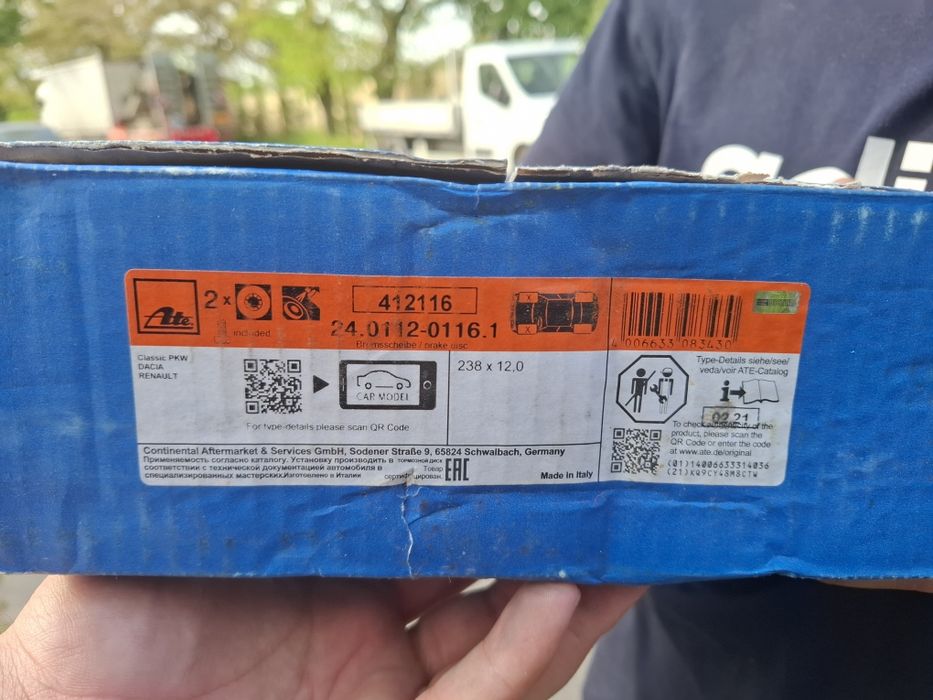 Vand SET Discuri ATE 238mm