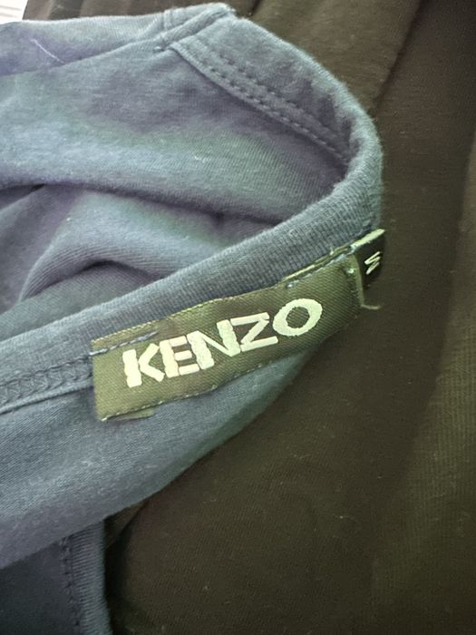 Тъмно синя тънка блуза Kenzo M размер