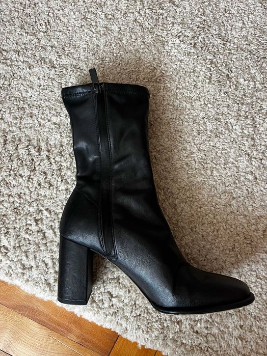 Botine H&M piele negre marime 40