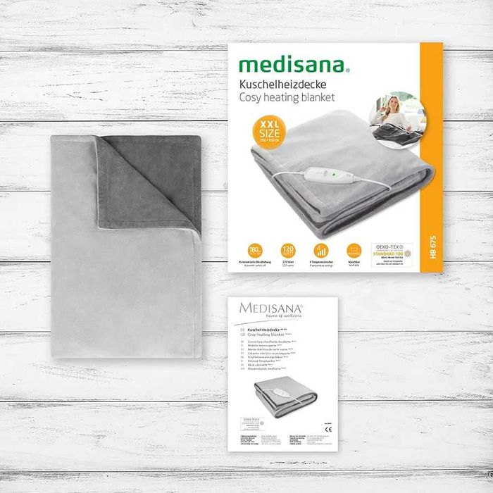 Ново, Проверенио Електрическо Одеяло Medisana HB 675 XXL