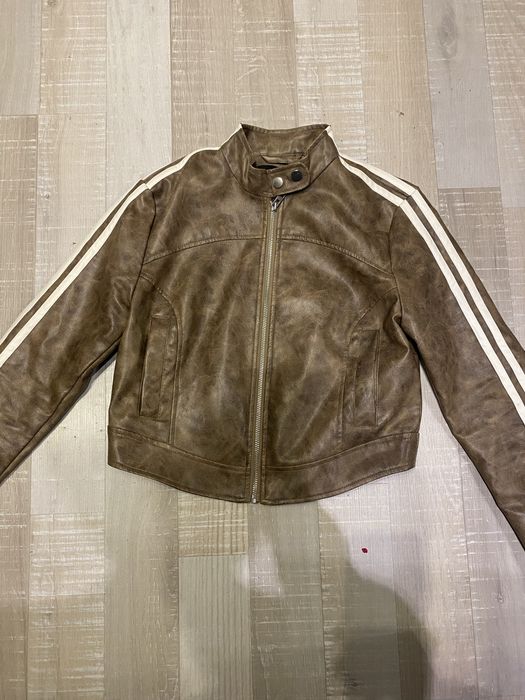 Стилно Кафяво яке от Croop