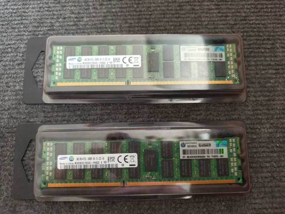 48GB (2x24GB) DDR3-1333 ECC Registered RAM памет Samsung за сървър