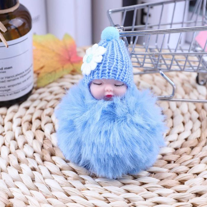 Брелок-подвеска на девичью сумку в виде пупса