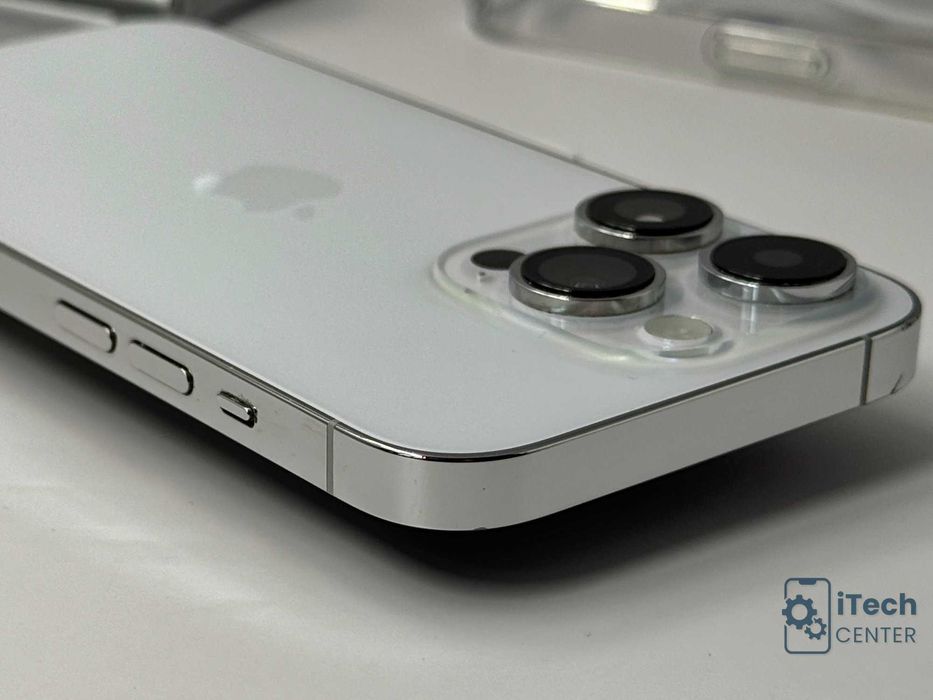 iPhone 14 Pro, 256GB, Silver, 100% батерия, КАТО НОВ, ГАРАНЦИЯ!