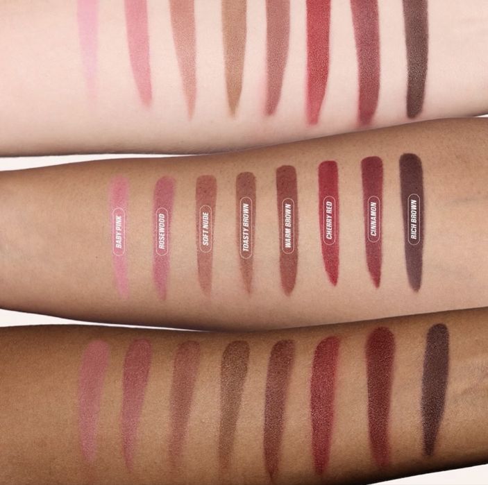 Huda Beauty Lip Contour Stain + rhode Peptide Lip Tint гланц оригинал