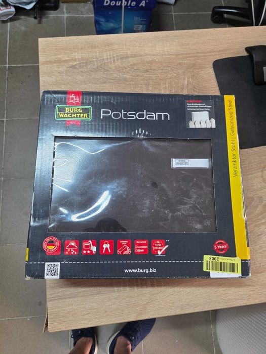 Cutie postala pentru gard din otel galvanizat Burg-Wächter Potsdam 878 BR