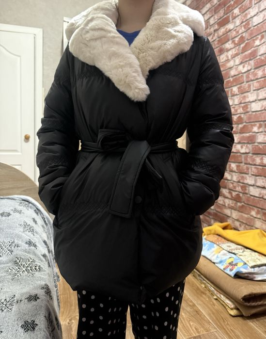 куртка демисезон с мехом