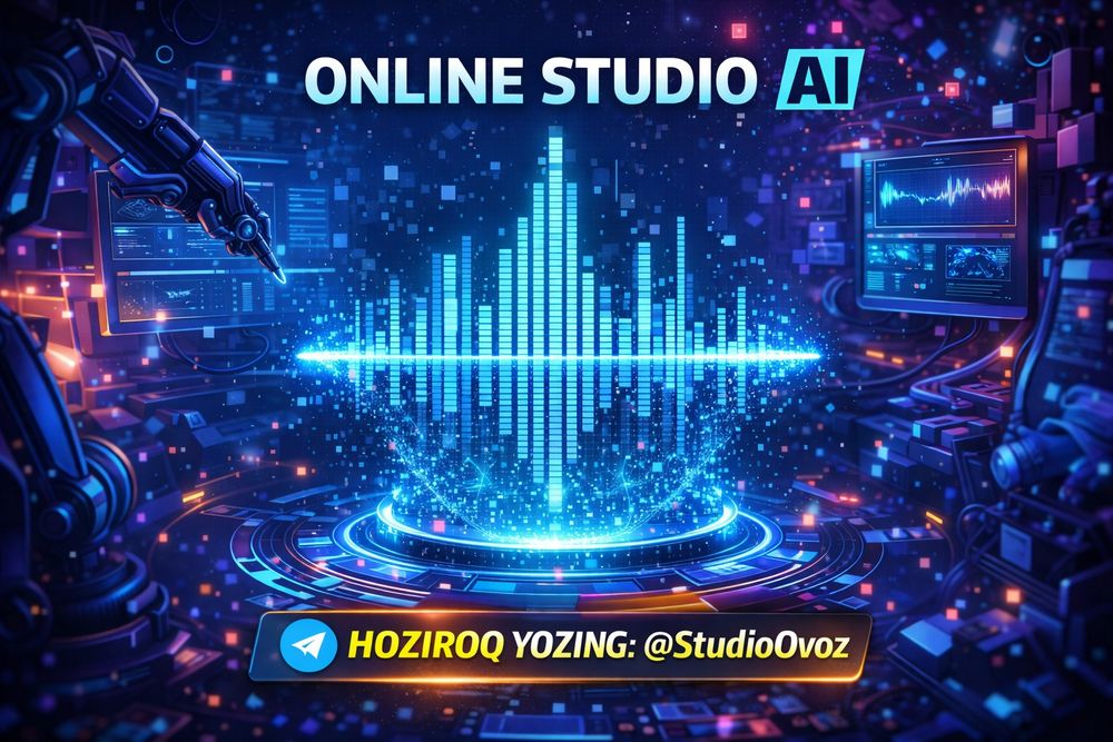 Ovoz klonlash AI | Online Studio xizmati