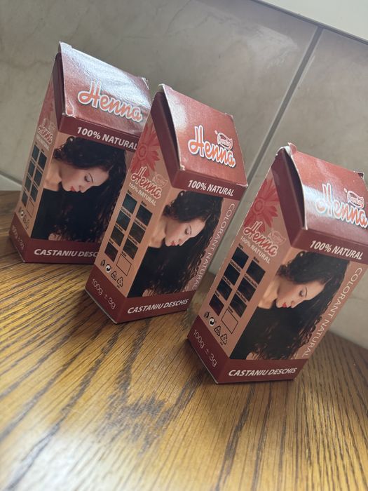 Henna pentru vopsit parul 100% naturala