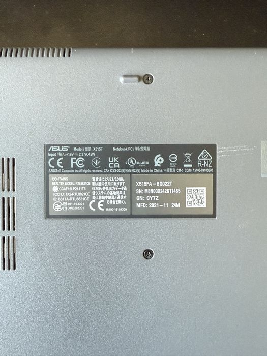 ASUS VivoBook X515FA – Intel Core i3, 10th Gen, Windows 11 Home
