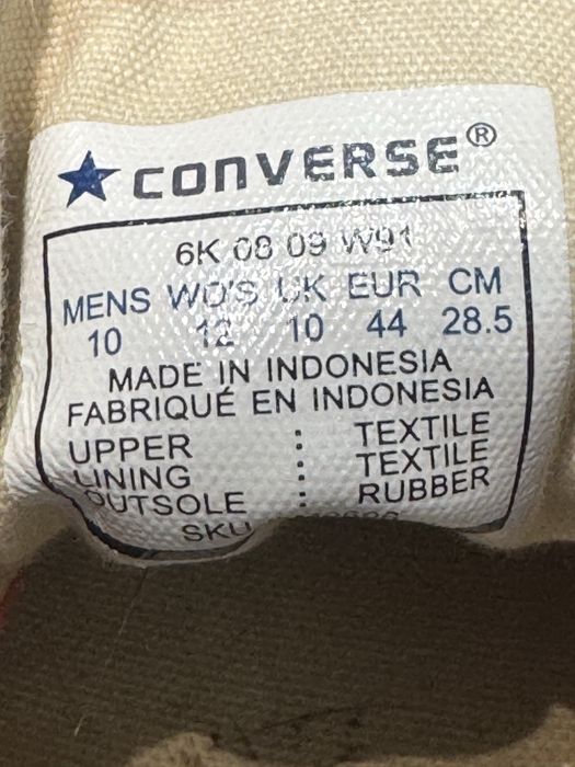 Кецове CONVERSE . Номер 44