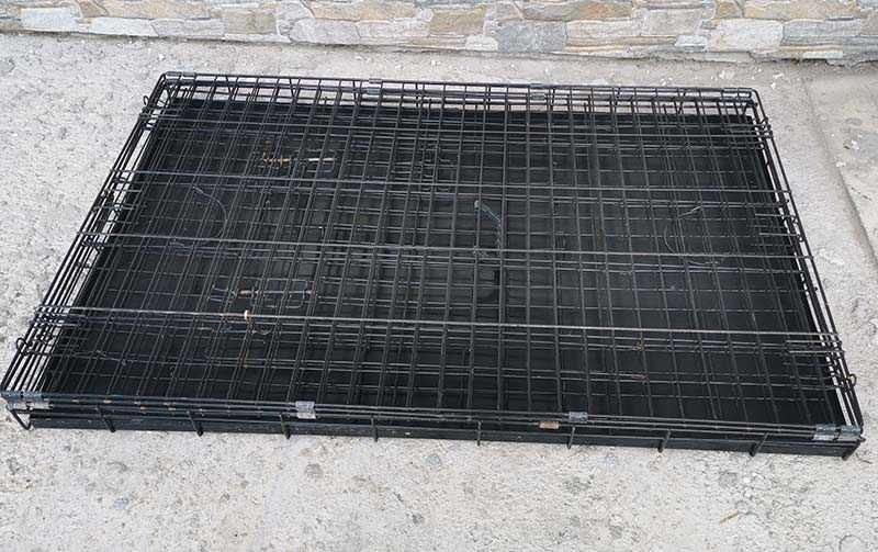 голяма метална клетка за куче 106x70x76см за транспорт и стационар