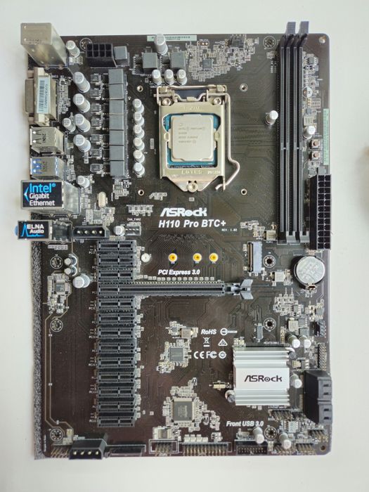 Материнская плата AsRock H110 PRO BTC+