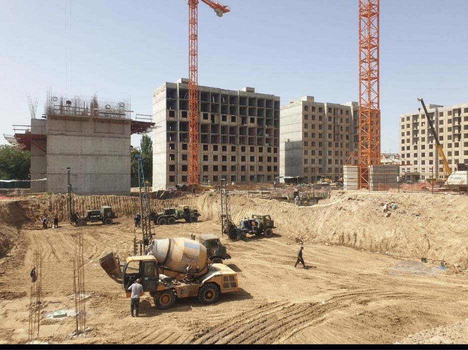 Бурение свайных фундаментов \Сувга бургулаш\ Бурение на воду