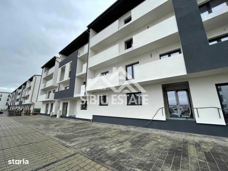 Apartament decomandat cu 2 camere-s.utila 52.57 mp, si gradina