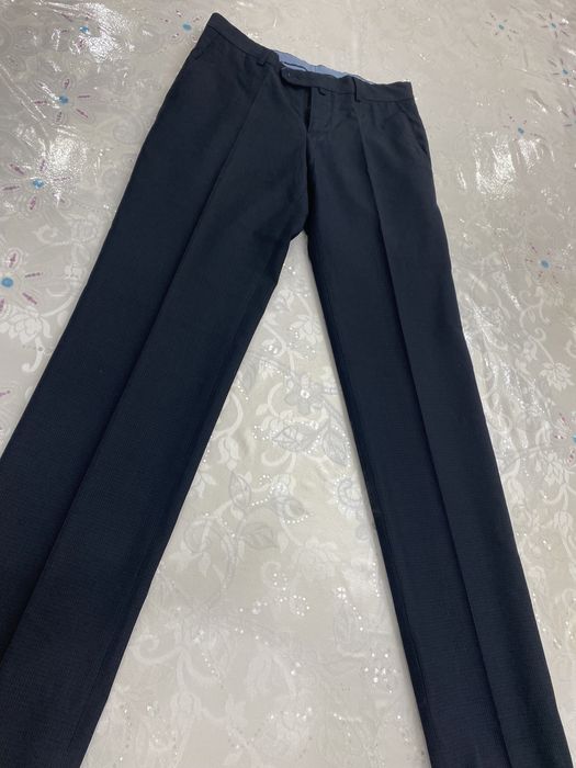 Брюки классика тем синий размер 29