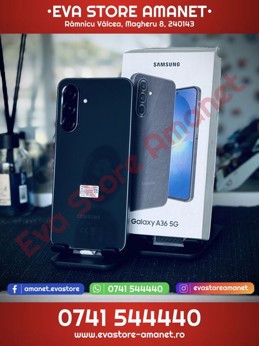 SAMSUNG Galaxy A36 5G Awesome Black 128GB 6GB RAM Dual SIM