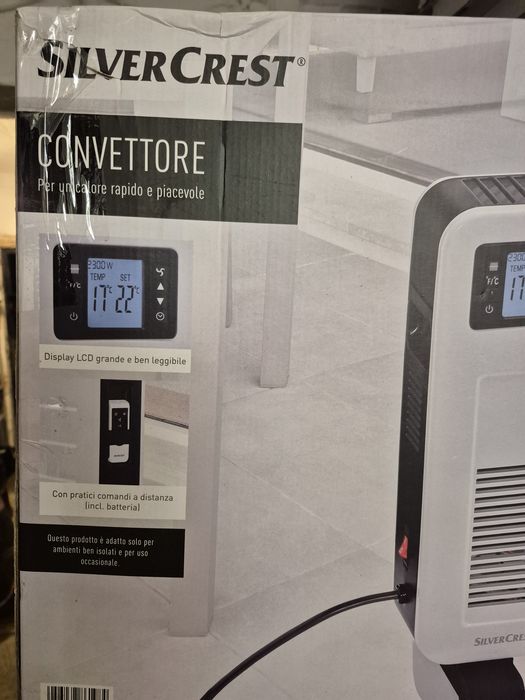 Convector electric digital cu comanda