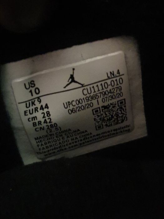 Jordan 4 black cat 44