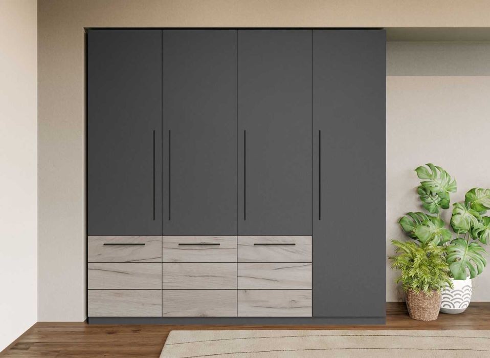 Set Dormitor Gri Noce C2 - Transport Gratuit in 4-10 zile