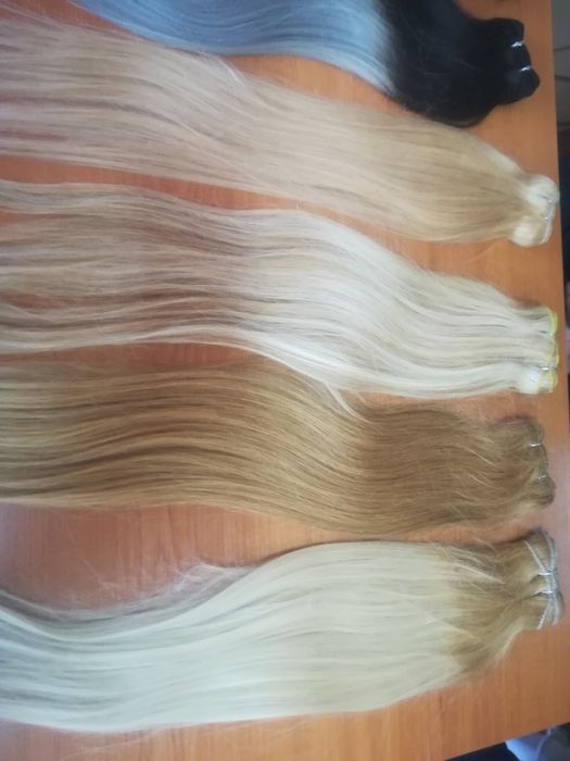 Естествени коси 120гр  първо качеството  промоция 280 лева