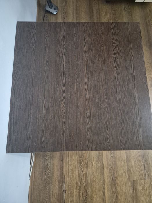 Masă transformabilă extensibilă 80x80 / 160 cm – wenge, stare foarte bună