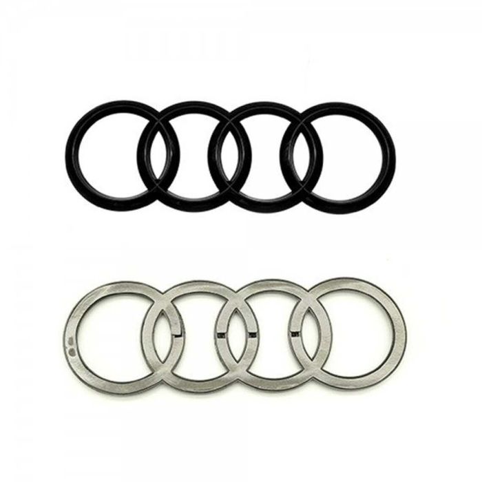 емблема задна емблема Ауди Audi Q3 Q5 Q7 A6 A8 SQ5 216mm черен гланц