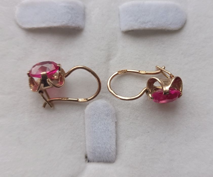 Серьги СССР 583 проба